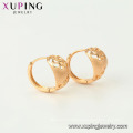 96155 xuping top sell all seasons gold earring designs delicate 18k gold hoop earring accessories for women jewelry